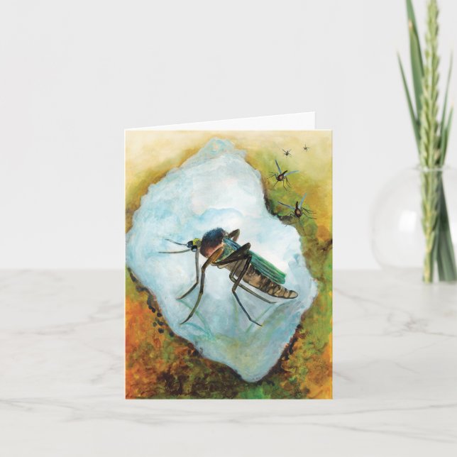 Carte Plaisir d'été des moustiques agaçants (Devant)
