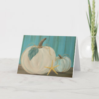 Carte Plaisir pour la plage de citrouille