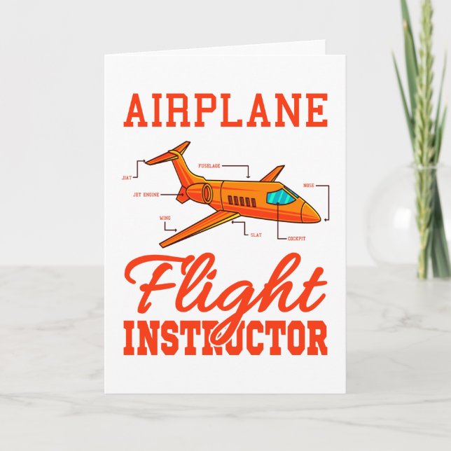 Carte Plan directeur de l'avion instructeur de vol instr (Devant)