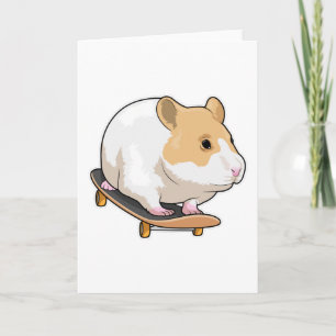 Carte Planche à roulettes pour hamster