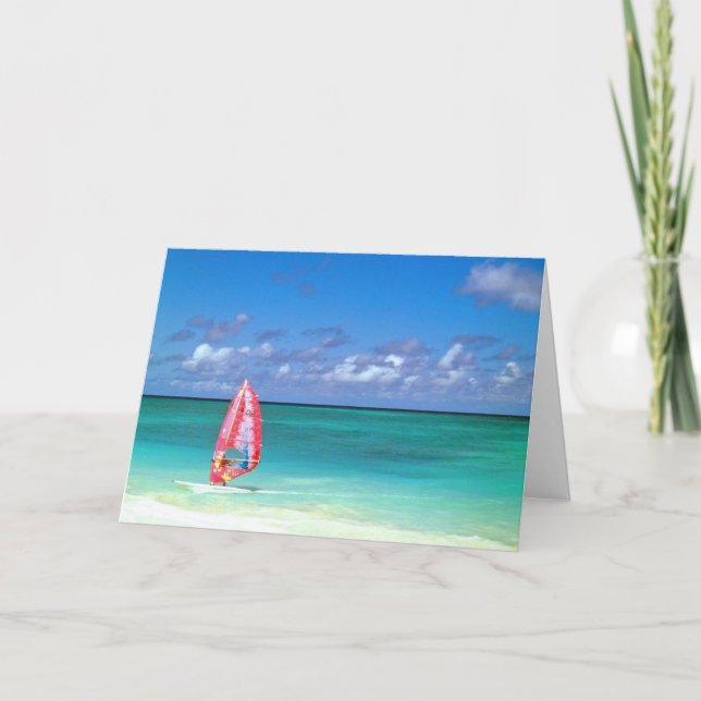 Carte Planche à voile Hawaï (Devant)