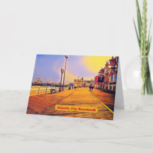 Carte Planche de la Plage Pop Art