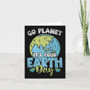 Carte Planète Anniversaire Go Planet Son Jour des terres