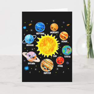 Carte Planète du système solaire Espace Planètes Garçons