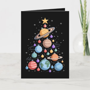 Carte Planètes du système solaire arbre de Noël espace f