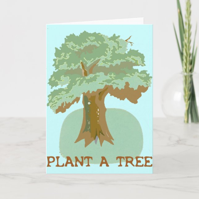 CARTE PLANTE A TREE (Devant)