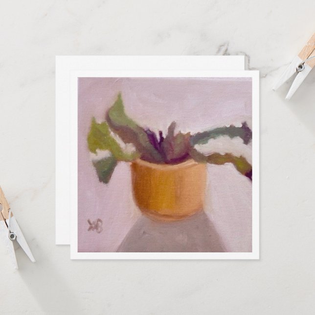 Carte Plante Cactus (Devant/Arrière en situation)