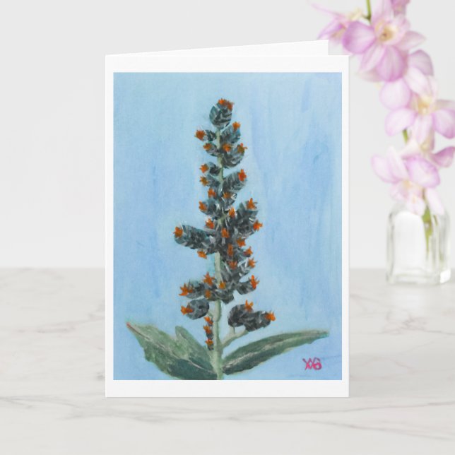 Carte Plante de ricin (Orchidée)