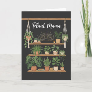 Carte Plante drôle Maman Idee Cadeau Amoureux des Plante