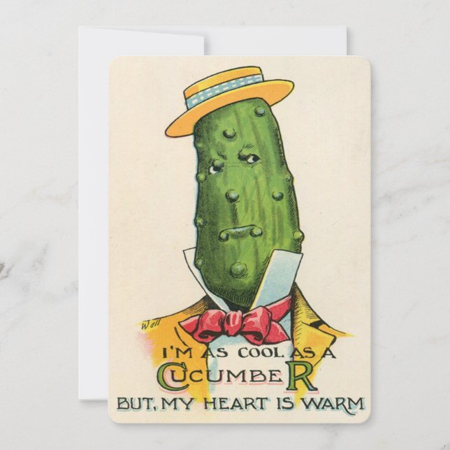 Carte Plante vintage (Devant)