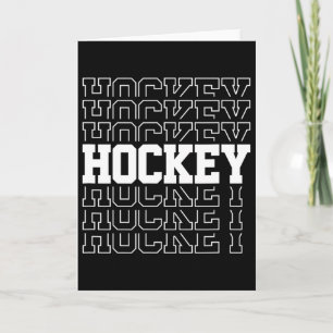 Carte Plaque Hommes Garçon Hockey sur Glace Article de F