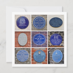 Carte Plaques d'écrivains