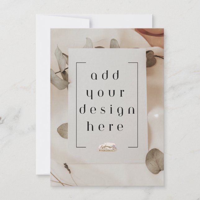 Carte plat 4,5 x 6,25 pouces (Devant)