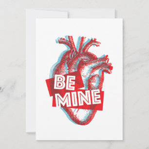 Carte Plat Be Mine Valentine