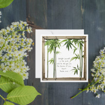 Carte Plat Bibe Verse Personnalisable Bambou