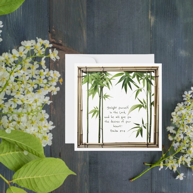 Carte Plat Bibe Verse Personnalisable Bambou (Créateur téléchargé)