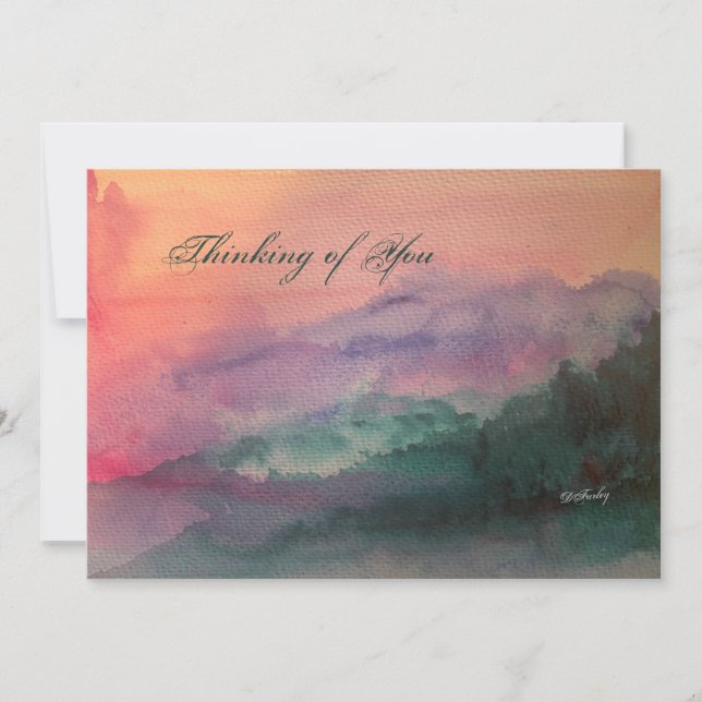 Carte plat Blue Ridge Mountains (Devant)