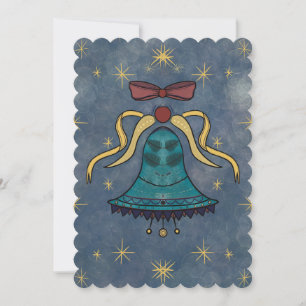 Carte Plat Cheer Rouge Bow Et Stars