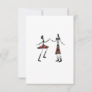 Carte Plat Couple Dancing