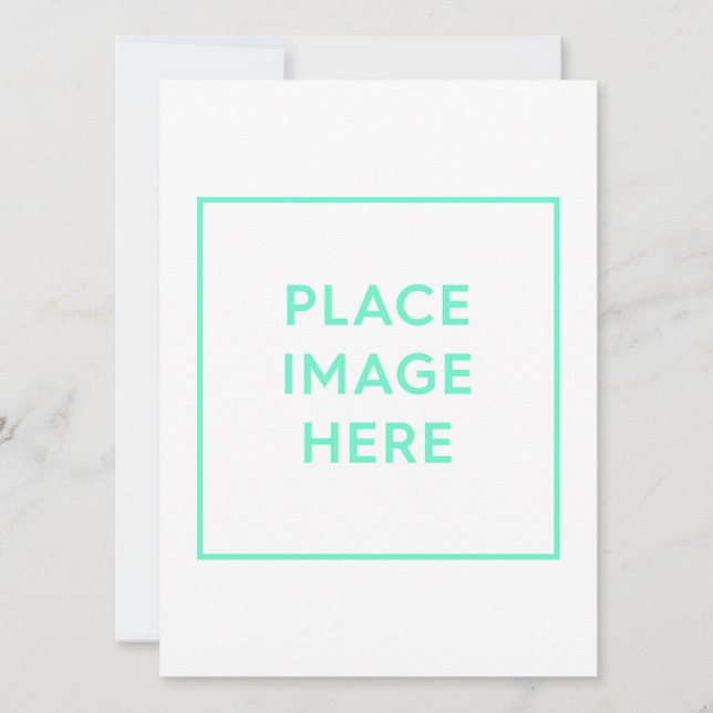 Carte plat de 5,5 po x 7,5 po (Devant)