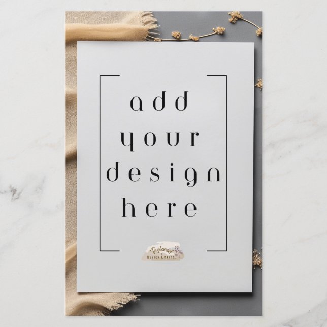 Carte plat de 5,5 po x 8,5 po (Devant)