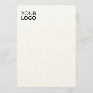 Carte plat de 5 po x 7 po - Felt Ecru