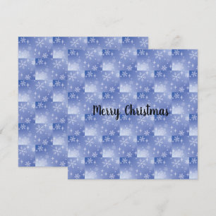 Carte plat Holiday Snowflake