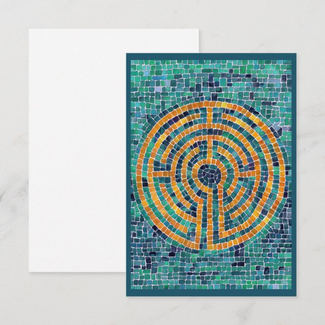 Carte plat LABYRINTH II 3,5x5 (Devant / Derrière)