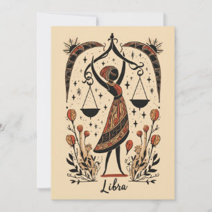 Carte plat - Libra Celestial Zodiac Art
