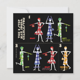 Carte plat Mah Jongg Charleston