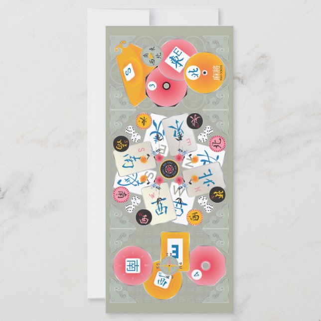 Carte plat Mah Jongg Winds (Devant)