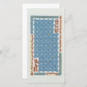 Carte Plat "Margit" 8" x 4"