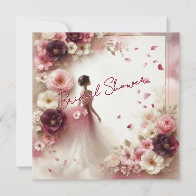 Carte plat romantique (Devant)