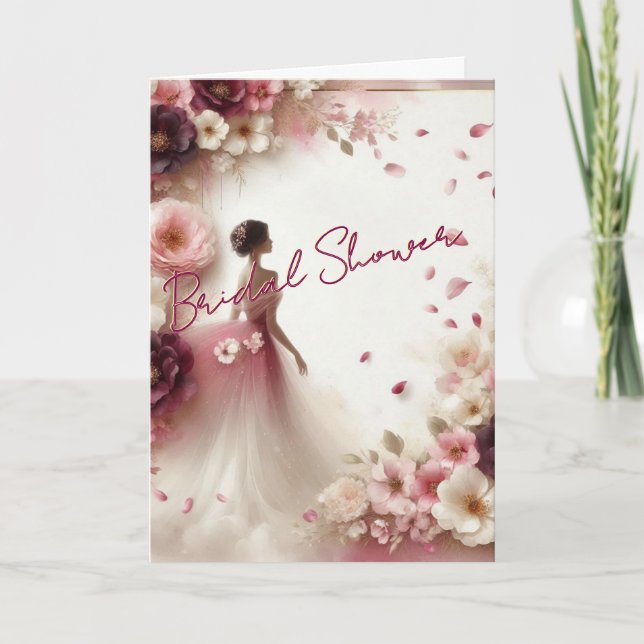 Carte plat romantique (Devant)
