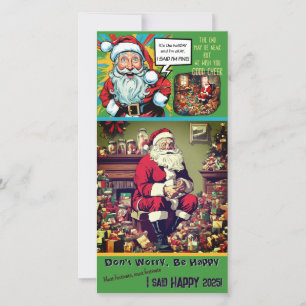 Carte Plat Sad Père Noël Festivates (à partir de 1