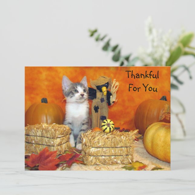 Carte Plat Thanksgiving Chop de porc (Debout devant)