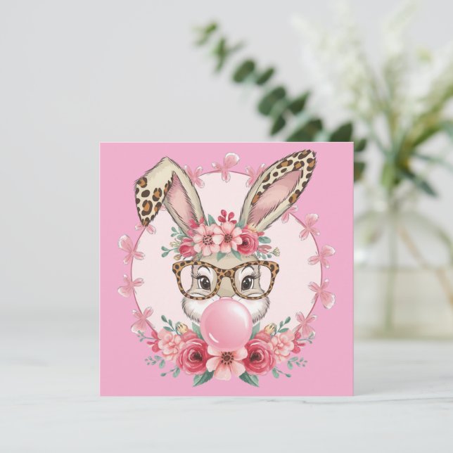 Carte plate (Debout devant)