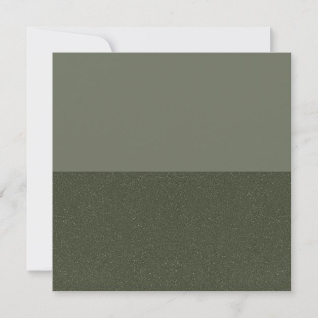 Carte plate carrée verte mousse semi-texturée - pe (Devant)