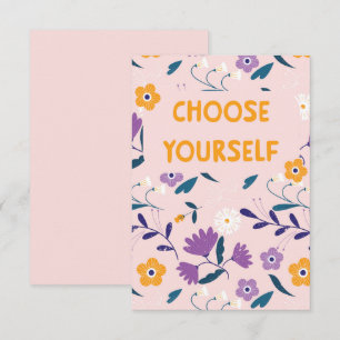 Carte plate Choisissez vous-même