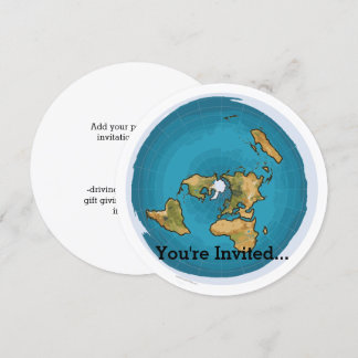 Carte plate de la terre