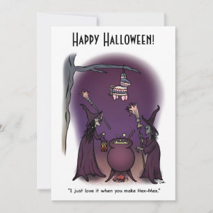 Carte plate de vacances Hex Mex Halloween