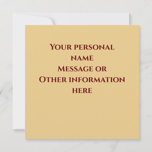 Carte plate de vœux automnale de citrouilles de st (Dos)