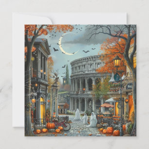 Carte plate Halloween