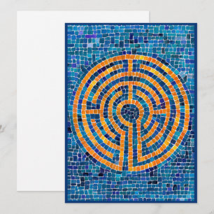 Carte plate LABYRINTH IV 5,5 x 7,5