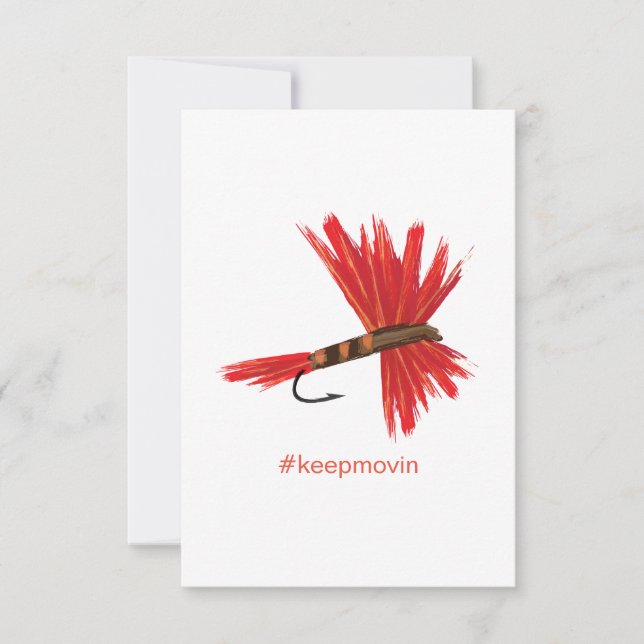 Carte plate Lucy Keepmovin (Devant)