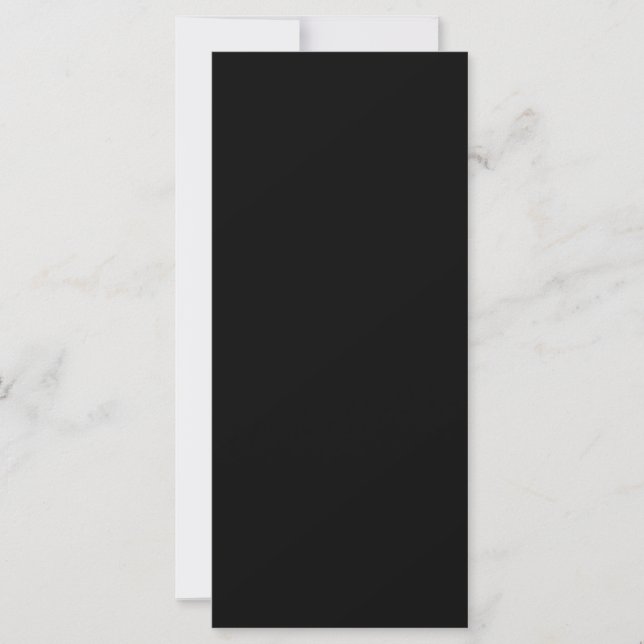 Carte plate noire (Devant)