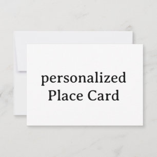 Carte plate personnalisée 3,5" x 5"