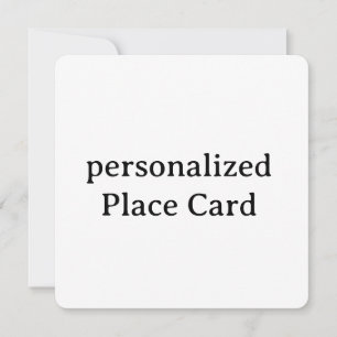 Carte plate personnalisée 5,25" x 5,25"