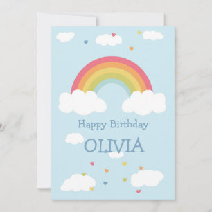 Carte plate personnalisée de joyeux anniversaire p