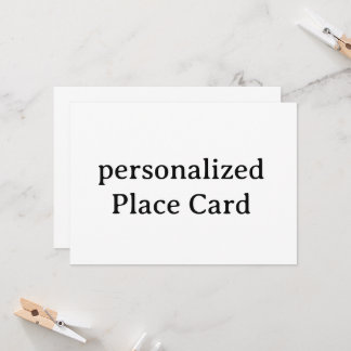 Carte plate personnalisée S5" x 7"